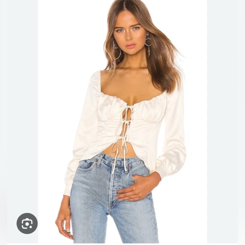 Majorelle Waldorf Top in Cream - Size M